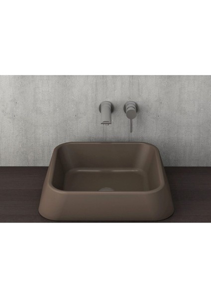 Firenze Çanak Lavabo Mat Kahve 1005-025-0125