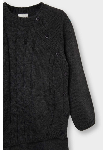 Erkek Bebek 2'li Takım Triko Kazak Alt C9589A525WN modelleri