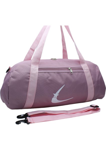 Lavanta Renk Suya Dayanıklı Kumaş Seyahat Spor Gym ve Fitness Çantası