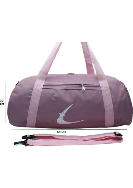 Lavanta Renk Suya Dayanıklı Kumaş Seyahat Spor Gym ve Fitness Çantası fiyatları