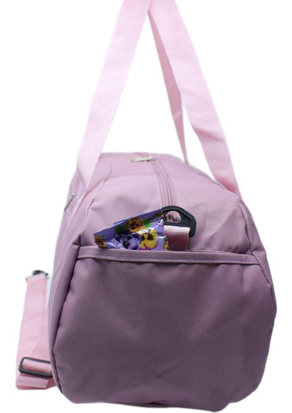 Lavanta Renk Suya Dayanıklı Kumaş Seyahat Spor Gym ve Fitness Çantası