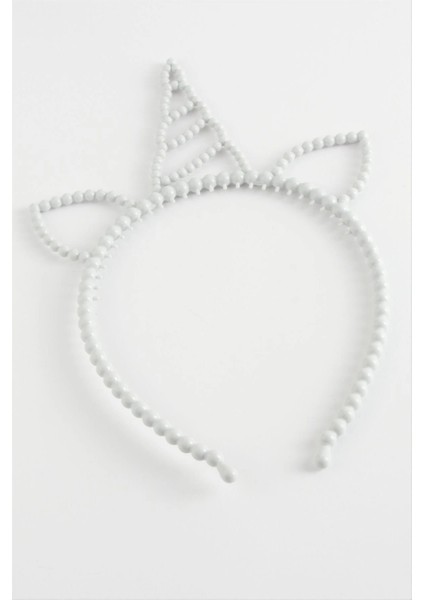 Unicn Kulaklı Plasik Çocuk Taç