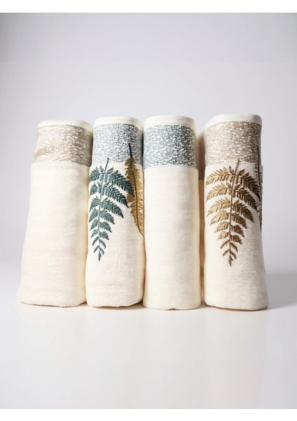 Cotton Bliss 4’lü Kutulu El-Yüz Havlusu Seti – %100 Pamuk, Yumuşak ve Emici 50×90 cm modelleri