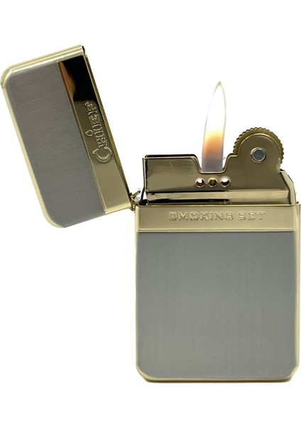 Benzinli Slim Çakmak - Gold modelleri