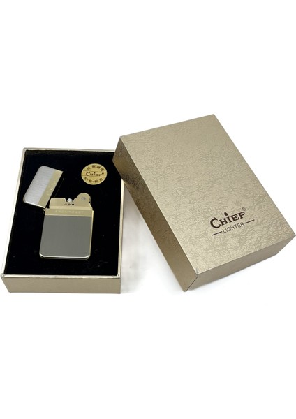 Benzinli Slim Çakmak - Gold indirimleri