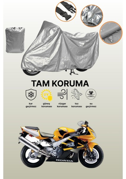 Gri Honda Cbr 929 Rr Uyumlu Motosiklet Brandası, Koruyucu Örtü, Motor Branda