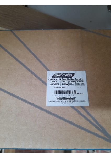 4X18 Çift Parabolik Armatür 2li olarak satılmaktadır. indirimleri