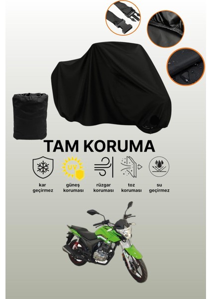 Siyah Kuba Cr1 Uyumlu Motor Branda, Koruyucu Örtü, Motosiklet Brandası