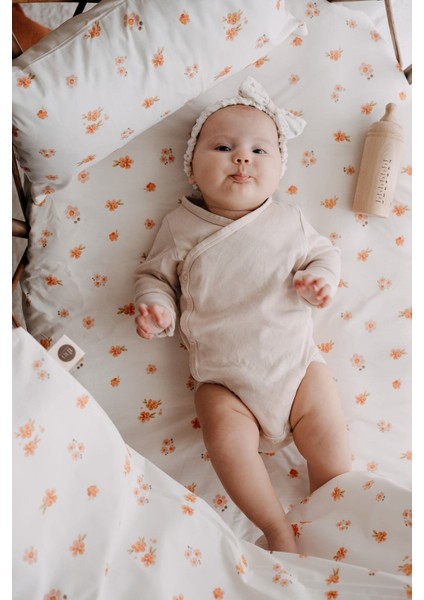 Park Yatak Nevresim Takımı (80X110) | Peachy Flowers indirimleri