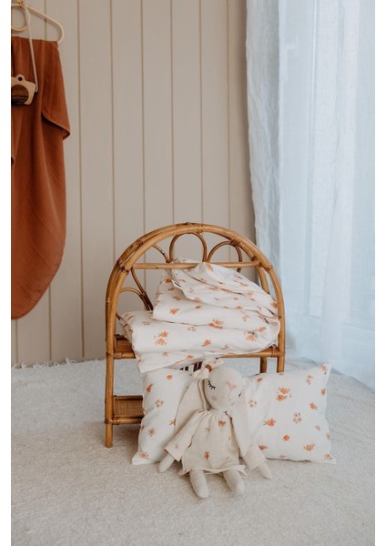 Park Yatak Nevresim Takımı (80X110) | Peachy Flowers