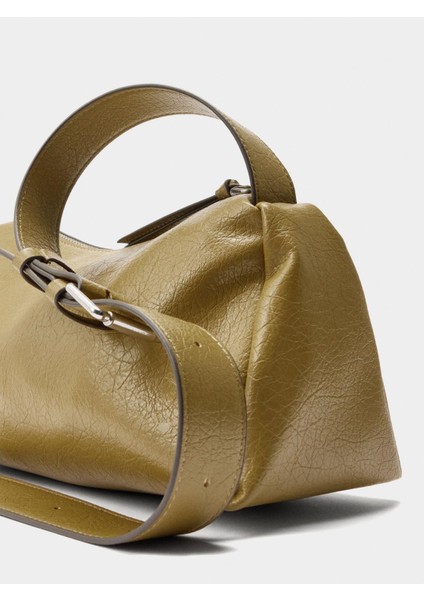 Çatlak Efektli Çapraz Askılı Çanta fiyatları