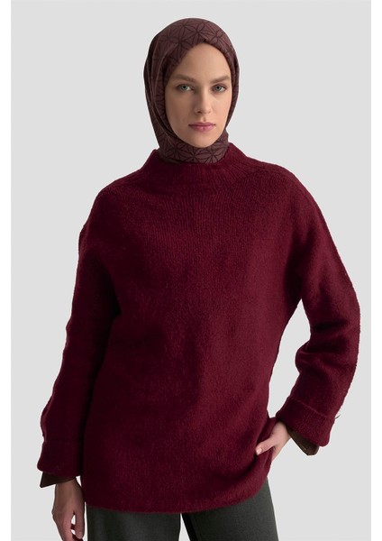 Düz Triko 25KD6001 Bordo fiyatları