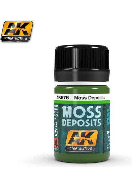 Ak 676 35 Ml. Yosun Efekti, Deposits Serisi Enamel Model Boyası