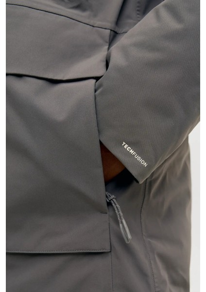 Erkek Jprccmoon Su Geçirmez Kapüşonlu Kaban 12280904 Füme modelleri