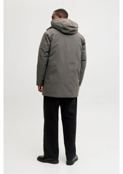Erkek Jprccmoon Su Geçirmez Kapüşonlu Kaban 12280904 Füme indirimleri