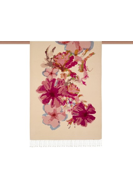 Ipekevi Desenli Ipek Şal - Akşam Sefası Desenli - Bej fiyatları