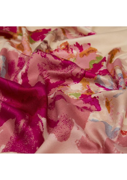 Ipekevi Desenli Ipek Şal - Akşam Sefası Desenli - Bej modelleri