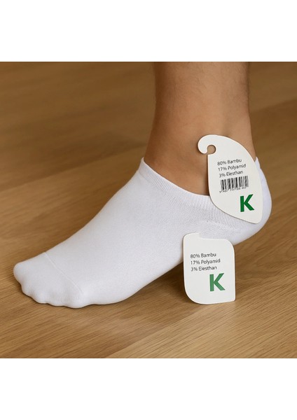 Unisex Dikişsiz Bambu Parfümlü 12'li Çorap – Yumuşak, Rahat ve Gün Boyu Ferahlık fiyatları