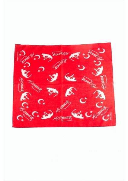 Ayyıldız Desenli Bandana 50*50
