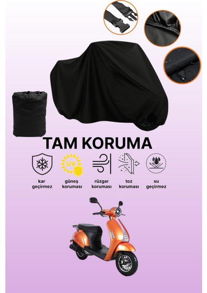 Siyah Kuba Blueberry Uyumlu Motor Branda, Koruyucu Örtü, Motosiklet Brandası