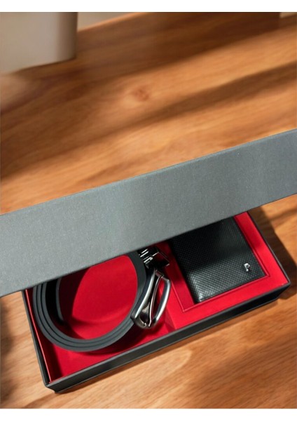 Erkek Giyim Günlük Hediyelik Çeyizlik Ikili Spor Kemer & Dikey Cüzdan Seti L1.PC.004.12.C18 fiyatları