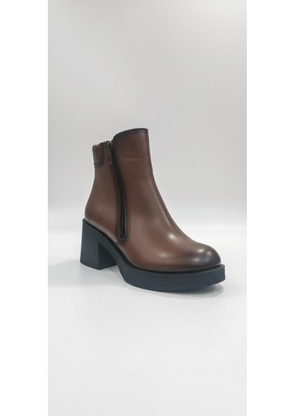Taba Kadın Hakiki Deri Topuklu Bot 074.602-1