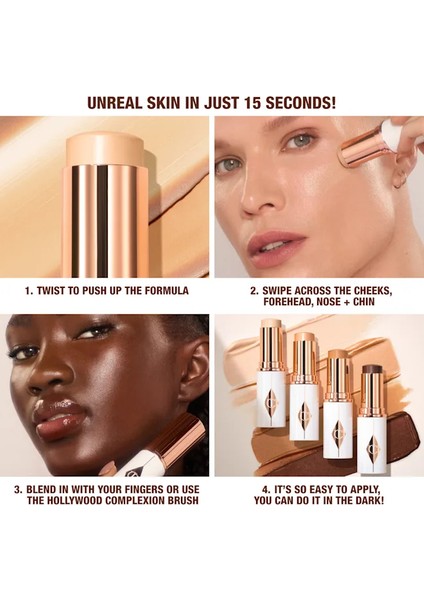 Unreal Skin Sheer Glow Tint - Nemlendirici Stick Fondöten 1.5 Fair (8 G)
