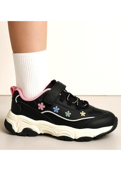 Cool Bella-Flt 31/36 Kız Çocuk Cırtlı Sneaker Spor Ayakkabı