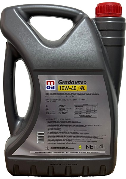 M Oil Grado Nitro 10W40 fiyatları