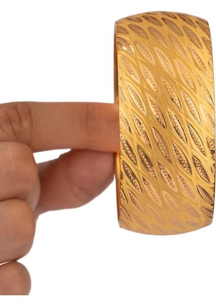 35 Gram (Gr) 40MM Yağmur Model Mega Bilezik 22 Ayar Yatırımlık Işçiliksiz fırsatları