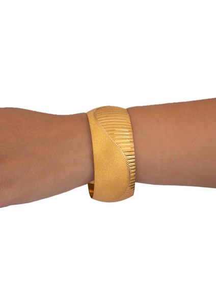 40 Gram (Gr) 40MM Rüya Model Mega Bilezik 22 Ayar Yatırımlık Işçiliksiz