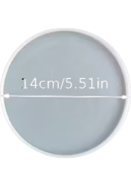 Daire Dekoratif Tabak Silikon Kalıbı modelleri