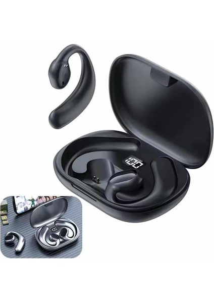 Bluetooth Kulaklık Küpeli Uzun Pil Ömrü Yüksek Ses Kaliteli Dijital Göstergeli indirimleri