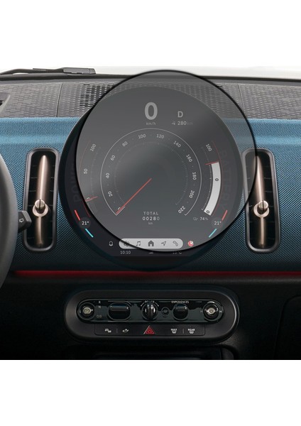 Mini Cooper/countryman 2024-2025 Uyumlu Navigasyon ve Bilgi Ekranı 9h Nano Ekran Koruyucu