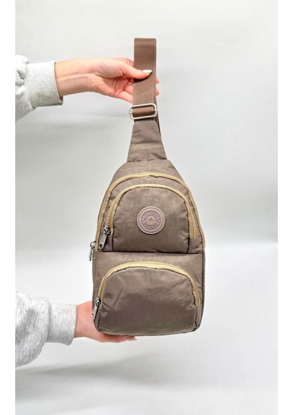 Su Geçirmez Kumaş Vizon Unisex Body Bag Çapraz Omuz Çantası fiyatları