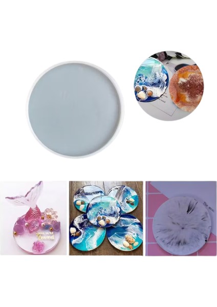 Daire Dekoratif Tabak Silikon Kalıbı fırsatları