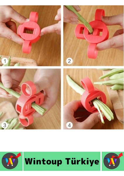 Ergonomik Tutuş Mutfak Kaymaz Hızlı Pratik Bamya Bakla Taze Fasulye Dilimleme Ayıklama Aparatı fiyatları