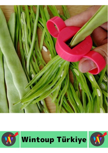 Ergonomik Tutuş Mutfak Kaymaz Hızlı Pratik Bamya Bakla Taze Fasulye Dilimleme Ayıklama Aparatı indirimleri