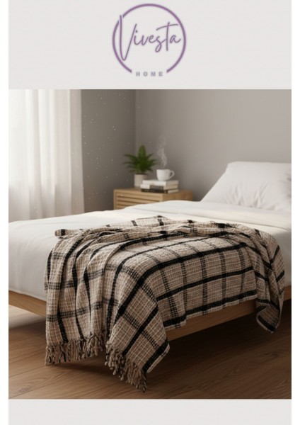 Yumuşacık Scotch Battaniye 150×200 cm – Sıcak, Şık ve Konforlu Tasarım
