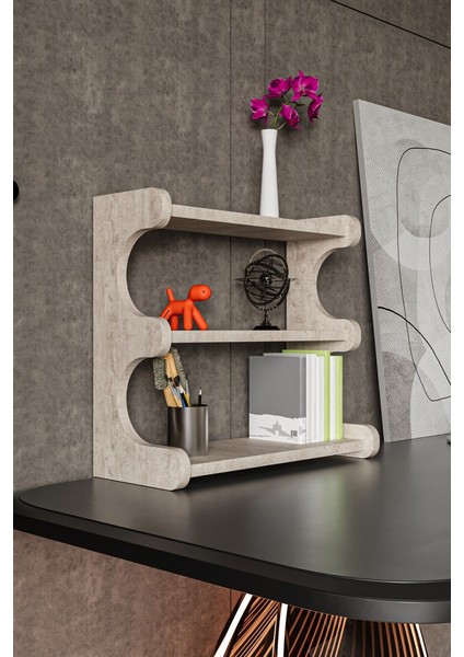 3 Katlı Masa Üstü Raf ,ofis Düzenleyici, Çok Amaçlı Organizer Raf ,mutfak, Ofis,kitaplık Düzenleyici