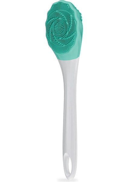 HP87 Şarjlı Silikon Duş Fırçası 3 Mod Titreşimli Vücut Temizleme Fırçası Yeşil