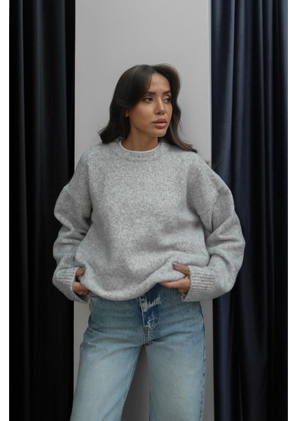 Gri Yün Karışımlı Kazak fiyatları