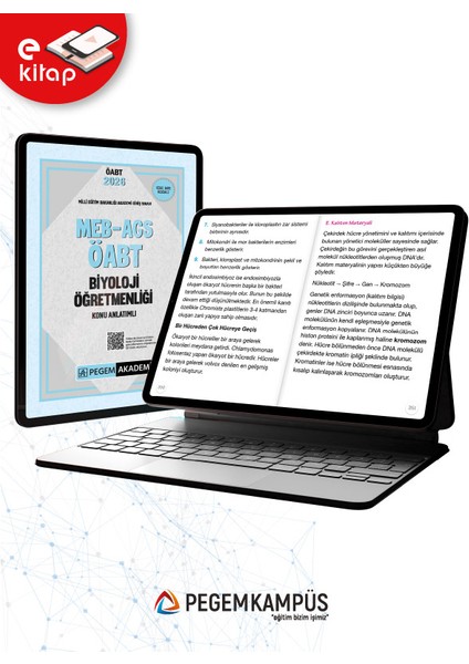 2026 Meb-Ags Öabt Biyoloji Öğretmenliği Konu Anlatımlı E-Kitap modelleri
