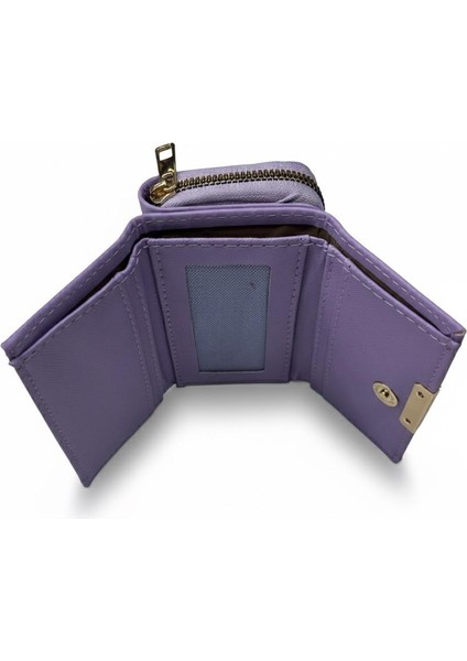 Orta Boy Soft Suni Deri Gold Renk Detaylı Kadın Cüzdan fiyatları