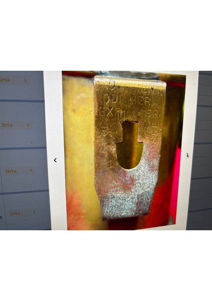 Fransız Pirinç Antika Gaz Lambası 26 cm Boyunda fiyatları