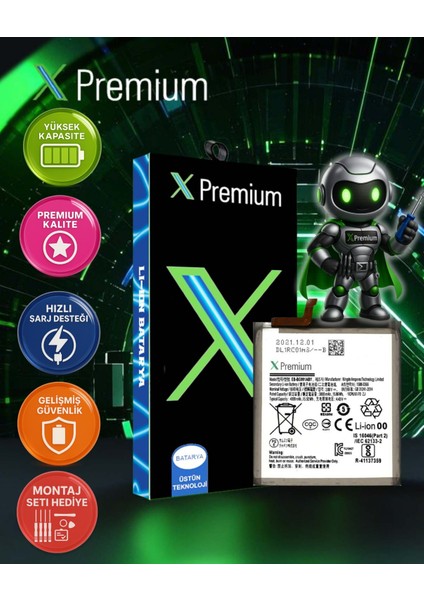 Xpremium Samsung S21+ Uyumlu Batarya Pil Süper Yüksek Kalite 4000 Mah EB-BG996ABY