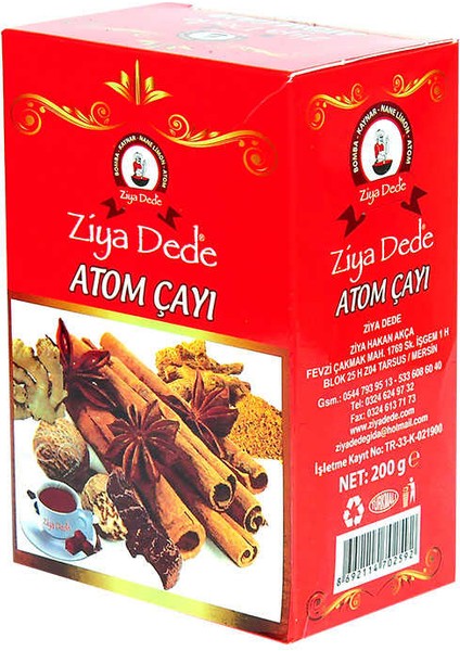 Atom Küp Şeker Çayı Zencefilli Karanfilli Tarçınlı 150 gr fiyatları