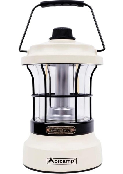 Retro Kamp Lambası - Orcamp - Şarjlı