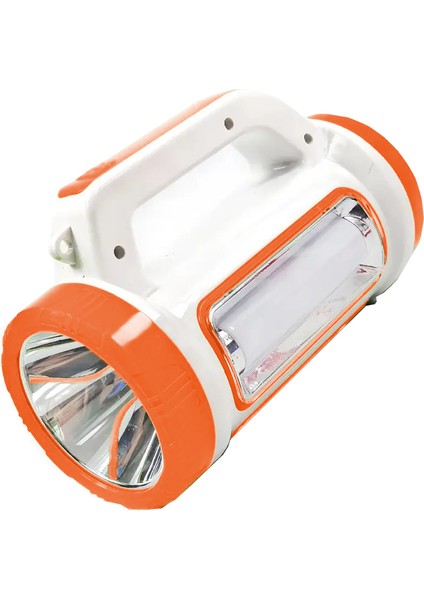 Solar&şarjlı El Feneri JQ-6088 3 W (Projektör) Turuncu fiyatları