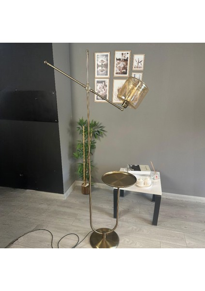 Monla Eskitme Gövde Bal Rengi Cam Lambader U Tepsili Makas Gövde Modern Oturma Odası fiyatları